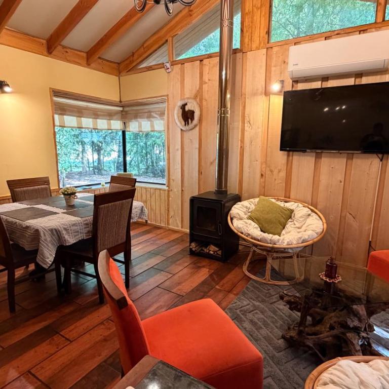 Cabaña Roca Volcán - Two-Bedroom House - 12