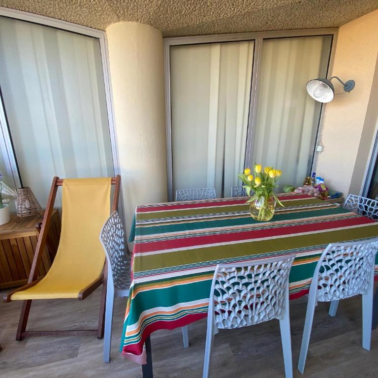 Appartement T2, vue mer superbe - 4 pers. - FR-1-374-244 - Apartamento - 7