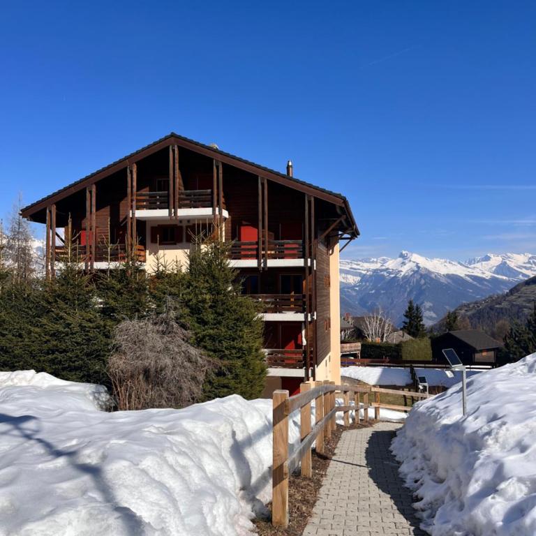Spacieux appartment La Tzoumaz 4 Vallées Verbier - Familienapartment mit 2 Schlafzimmern und Aussicht - 2
