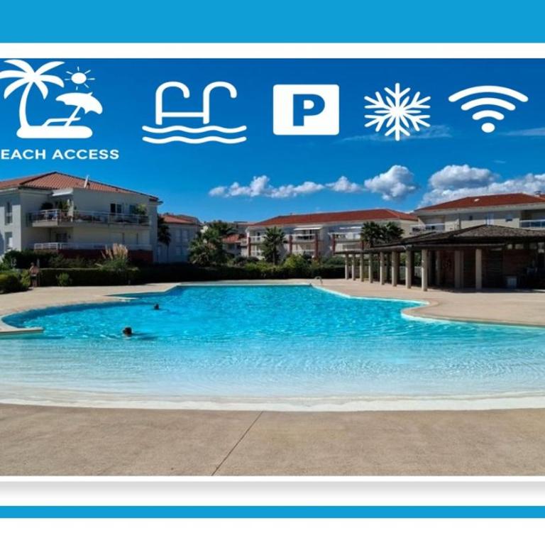 Apartment with private garden, Pool & beach 150 m - Appartement 2 Chambres - 1