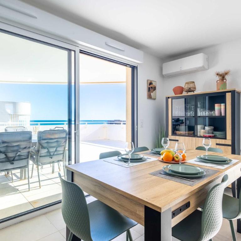 Valras-Loc Archipel Panarea Horizon Bleu - Deluxe One-Bedroom Apartment with Ocean View - 24