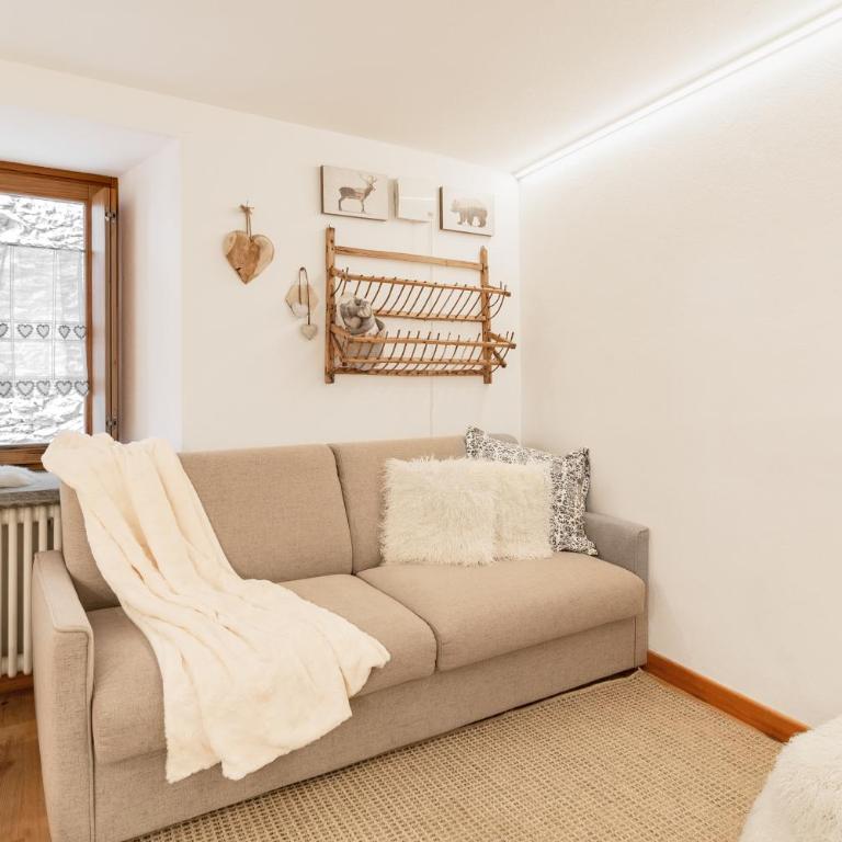 NEW Alpe Veille, Chalet Centro La Thuile 2 Bagni e Garage Privato - Appartement 1 Chambre - 5