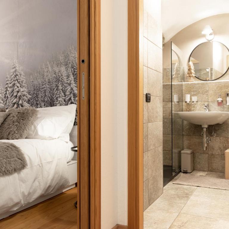 NEW Alpe Veille, Chalet Centro La Thuile 2 Bagni e Garage Privato - Appartement 1 Chambre - 42