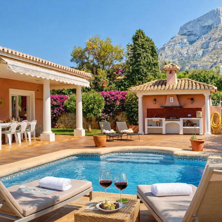 Villa Cuatro Soles en Denia, con piscina privada, jardín y terraza con barbacoa by Family Homes - Villa de 5 dormitorios - 2