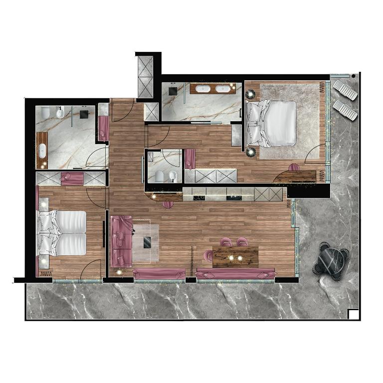 Timeless Dolomites Apartments - Appartamento con 2 Camere da Letto - 15