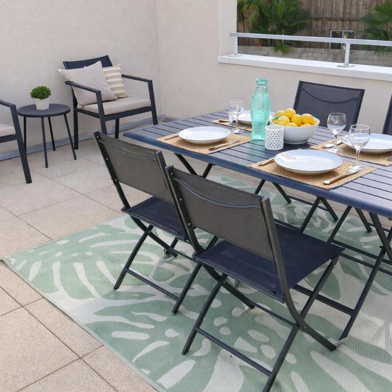 T3 centre La Teste-de-Buch Terrasse 2 parkings Wi-Fi fibre 4 pers - Apartment mit 2 Schlafzimmern - 1