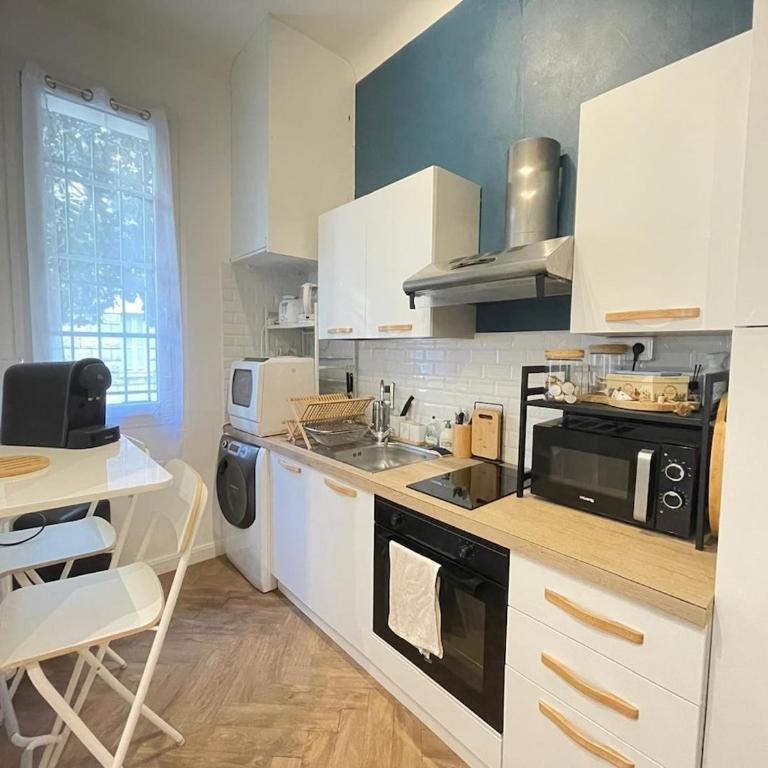 Centre ville, plage à 5 min, grand studio cosy - Appartement 2 Chambres - 7