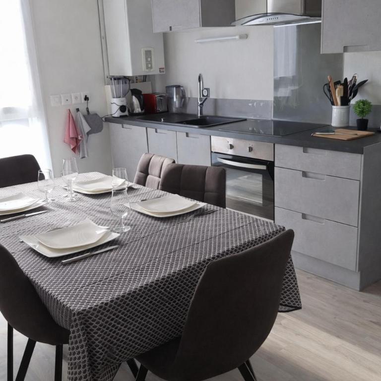 T3 centre La Teste-de-Buch Terrasse 2 parkings Wi-Fi fibre 4 pers - Apartment mit 2 Schlafzimmern - 10