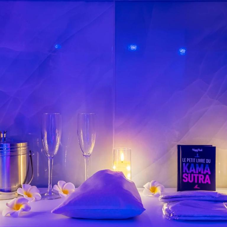 24h du Mans, Jacuzzi Privatif, Lit XXL, Sofa Tantra, Jardin - Appartement 1 Chambre - 18