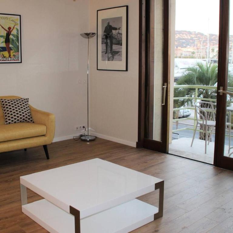 Fully AC, Port-view, 2 min beach and Palais - Apartment - 5