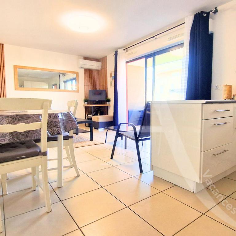 012 grand t3 avec clim, garage, piscine, wifi - Appartement 2 Chambres avec Terrasse et Vue sur la Mer - 5