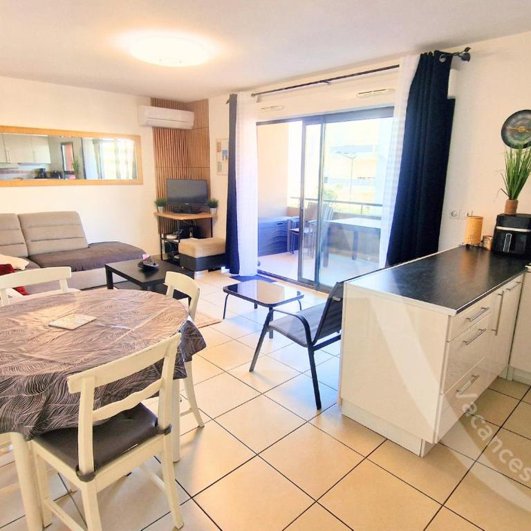 012 grand t3 avec clim, garage, piscine, wifi - Appartement 2 Chambres avec Terrasse et Vue sur la Mer - 6