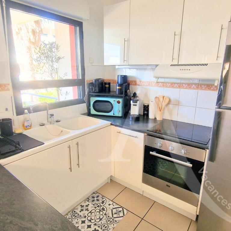 012 grand t3 avec clim, garage, piscine, wifi - Appartement 2 Chambres avec Terrasse et Vue sur la Mer - 7