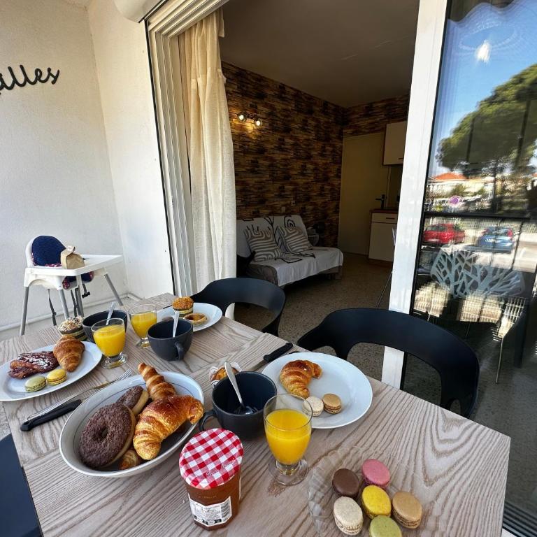 P2 avec terrasse proche de la mer - Apartment mit 1 Schlafzimmer - 15