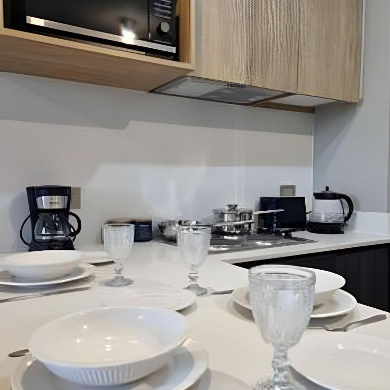 Depto. nuevo en condominio, estacionamiento y wifi - Apartamento de 1 dormitorio - 6