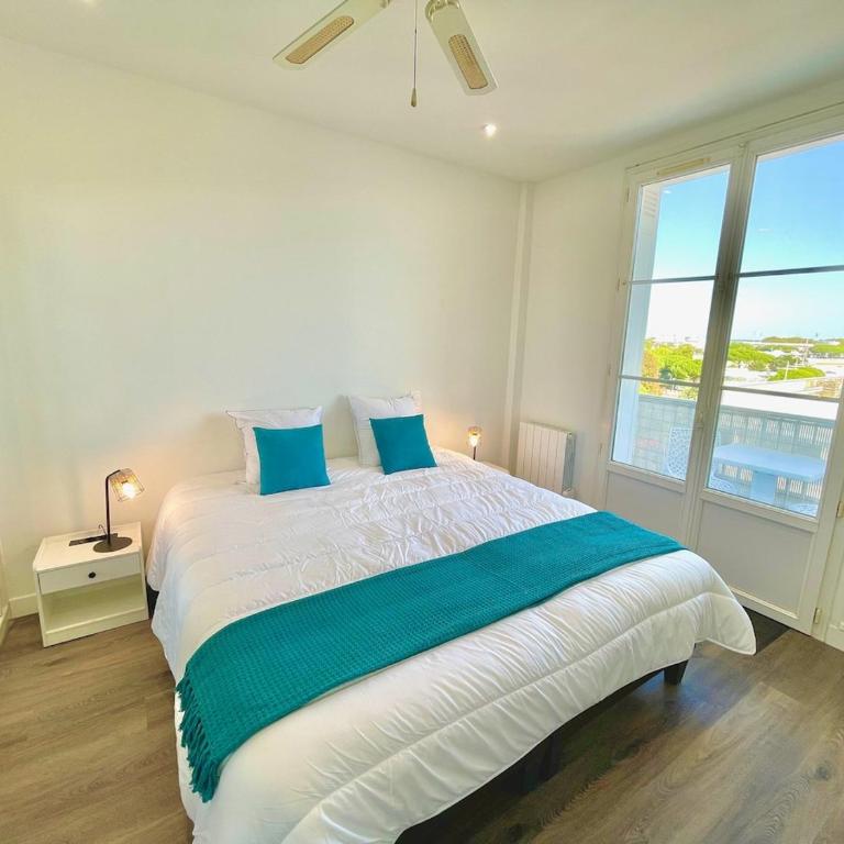 Harbor - T3 vue Mer - 100 m de la plage - Appartement 2 Chambres - 12