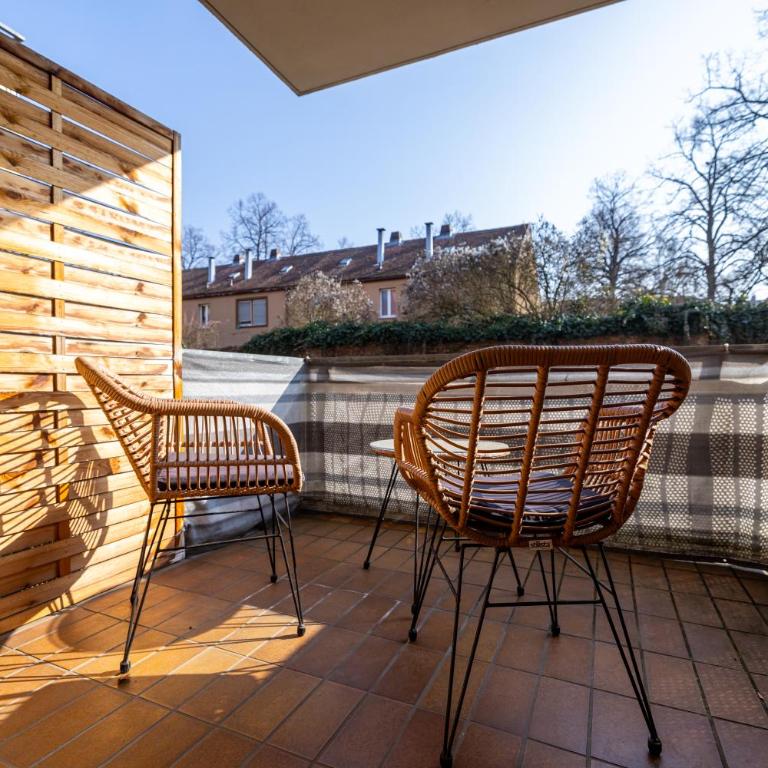 Nette Apartments mit Terrasse - Studio 1 with double bed - 14