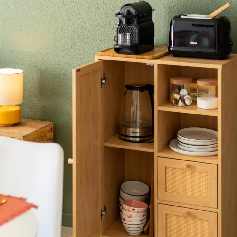 Studio cosy 2-3 pers, balcon, parking privé, clim, WiFi - 15 min sanctuaire - Studio mit Balkon - 27