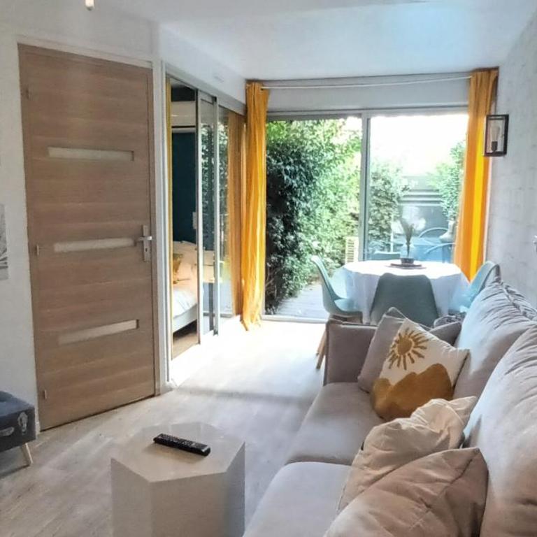 Appartement avec jardin plein sud- Clim wifi et parking - One-Bedroom Apartment - 10