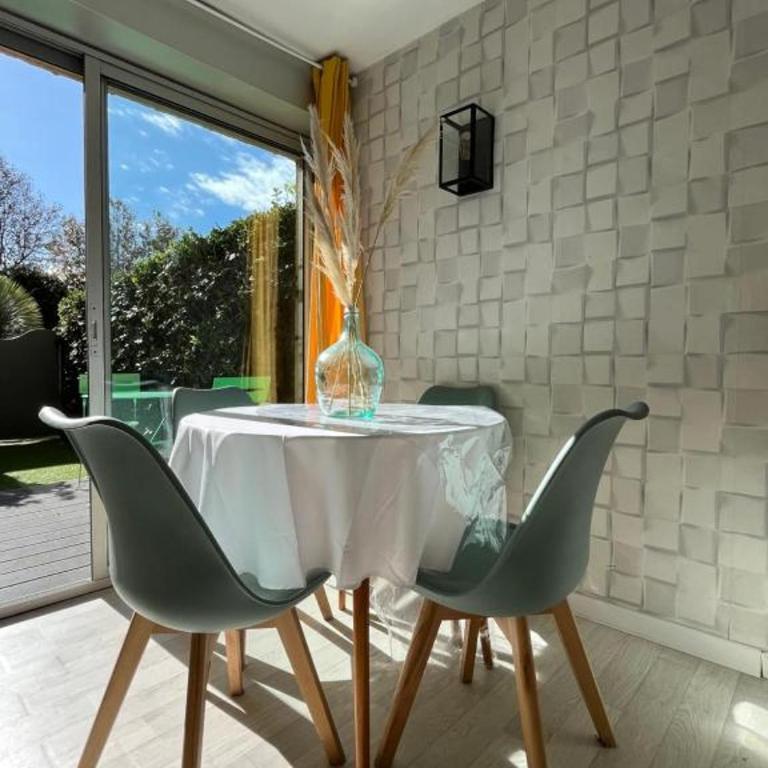 Appartement avec jardin plein sud- Clim wifi et parking - One-Bedroom Apartment - 16