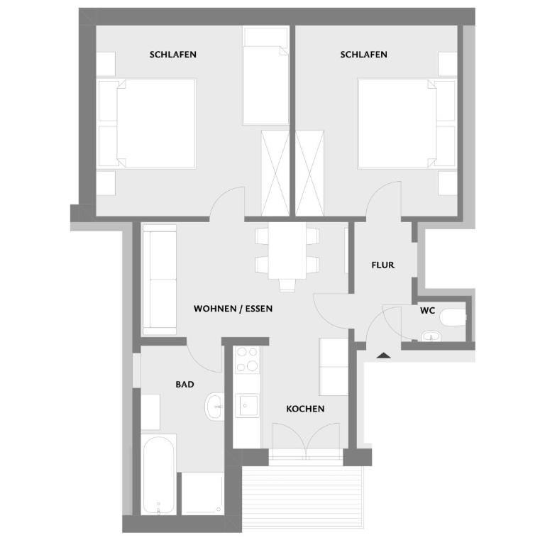 Staller Hof inkl. Chiemgaukarte - Apartment mit 2 Schlafzimmern - 13
