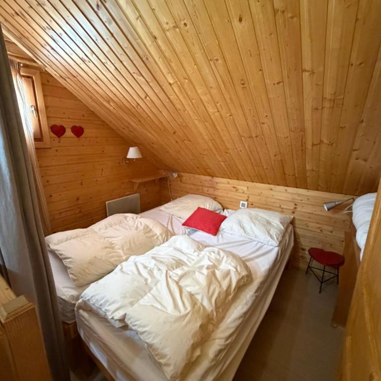 Duplex cosy jusqu'à 6 personnes- chalet des Pléiades - départ skis aux pieds en bordure de piste sans portage - au milieu des fleurs en été - l'autre duplex du chalet est également à nous - Chalet - 27