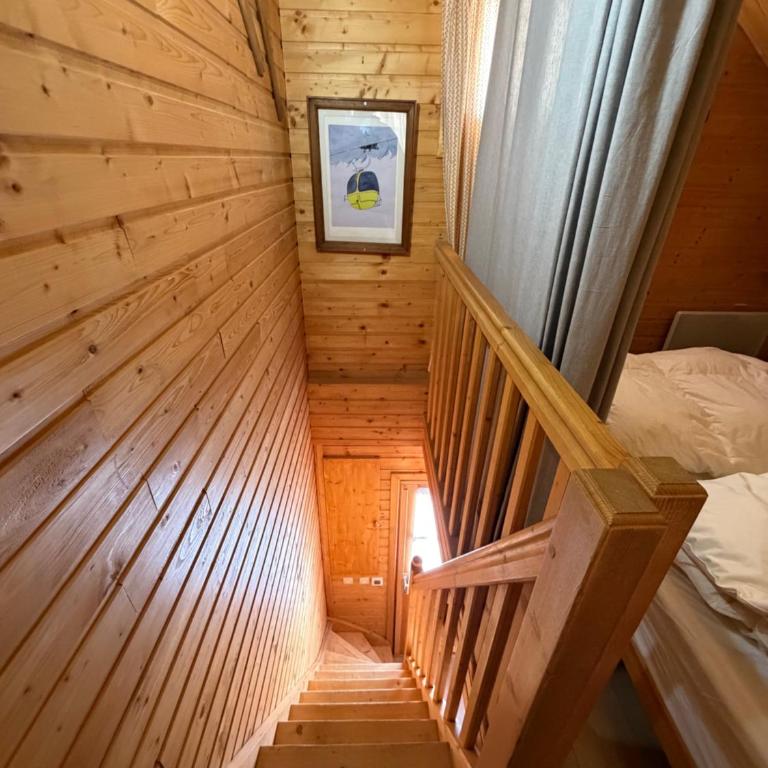 Duplex cosy jusqu'à 6 personnes- chalet des Pléiades - départ skis aux pieds en bordure de piste sans portage - au milieu des fleurs en été - l'autre duplex du chalet est également à nous - Chalet 2 Chambres - 31