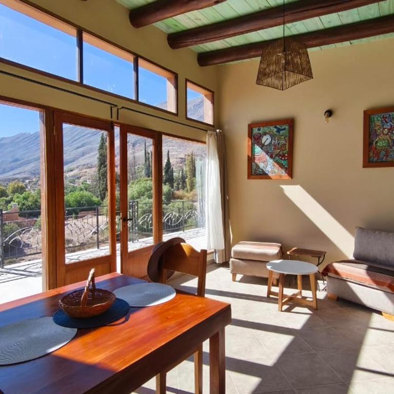 Arte y Vista casa en Tilcara, departamento y Loft - Habitación Doble con vistas a la montaña - 5