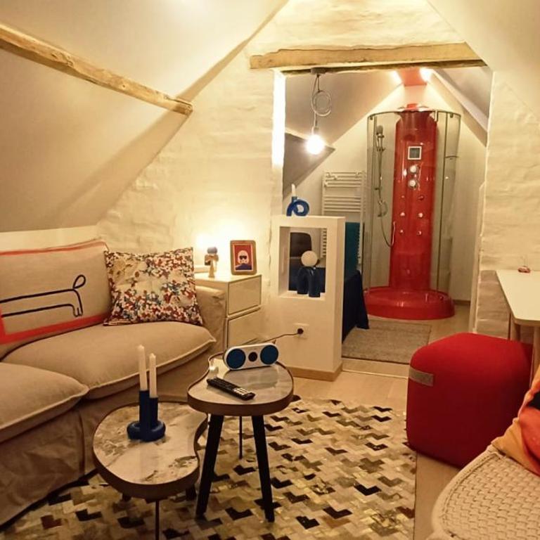 Atelier de Mam'zelle et Kaïra SPA&MASSAGE&FITNESS - Chambre Double avec Toilettes Communes - 7