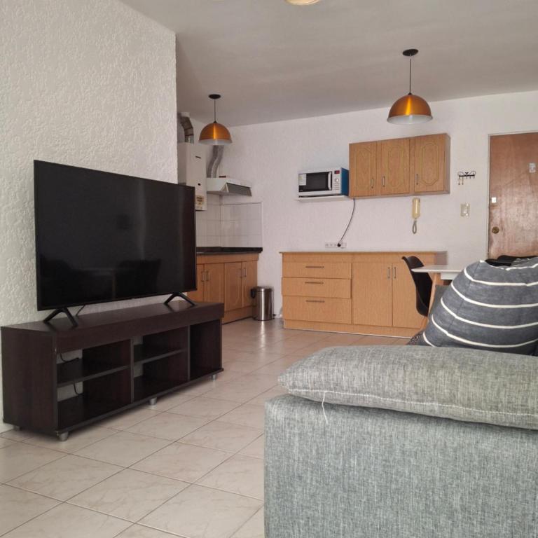 Departamento completo cerca de todo zona muy tranquila seguridad 24 horas - Apartamento de 1 dormitorio - 1