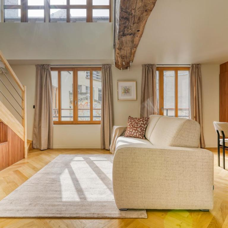 Paris La Belle - Lafayette - Appartement en Duplex - 45