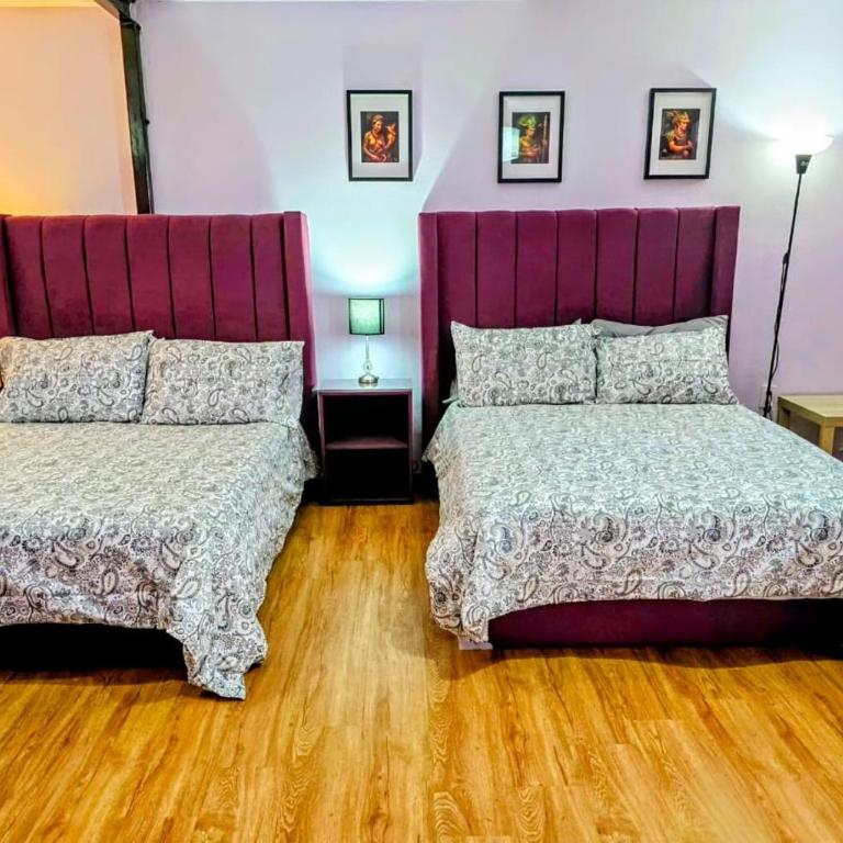 Suite morada Moderna y céntrica ideal hasta para 7 viajeros - Habitación Triple con baño privado - 12