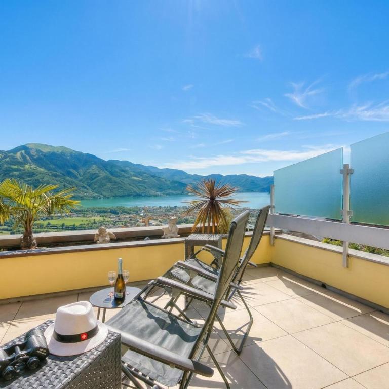 Panorama Maggiore Apartment with Pool in Locarno - Happy Rentals - Appartamento Deluxe - 1