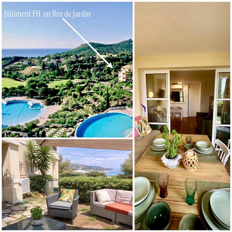 Cap Estérel FH Appartement avec jardin clos privatif -Vue mer -Piscine chauffée 04 avril &01 novembre - Saint Raphaël - Appartement 1 Chambre avec Jardin - 43