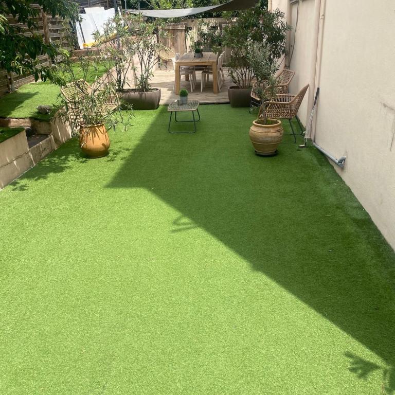 Appartement jardin - Appartement 3 Chambres - 7