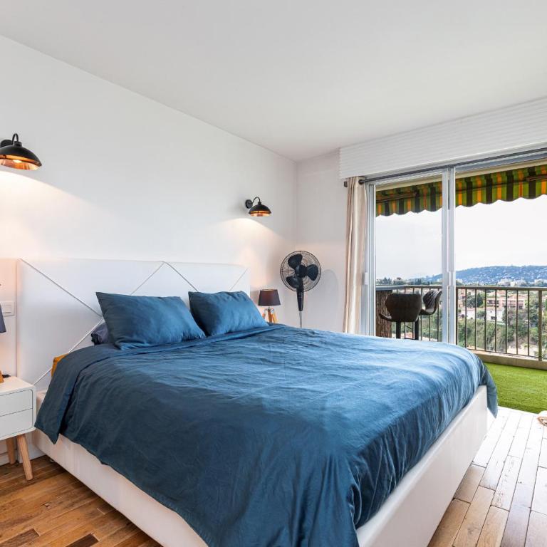 Loft Style 1 Bdr - Panoramic view Swimming Pool & Garage - Appartement 1 Chambre avec Vue sur la Mer et Balcon - 5