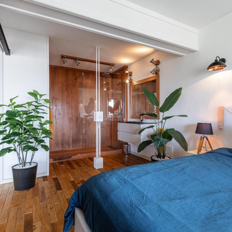 Loft Style 1 Bdr - Panoramic view Swimming Pool & Garage - Appartement 1 Chambre avec Vue sur la Mer et Balcon - 42