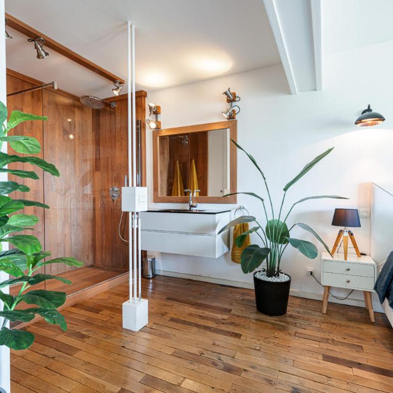 Loft Style 1 Bdr - Panoramic view Swimming Pool & Garage - Appartement 1 Chambre avec Vue sur la Mer et Balcon - 43