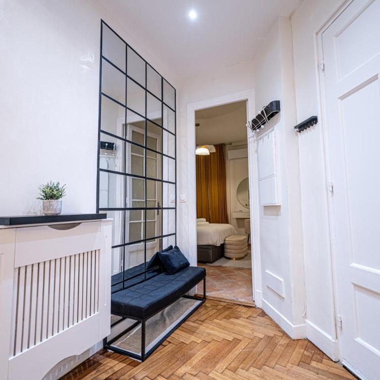 Grand 2P 52m2 Centre Nice-Gare 3min-Clim-6 Pers-Plage 8min - Appartement 1 Chambre - 12