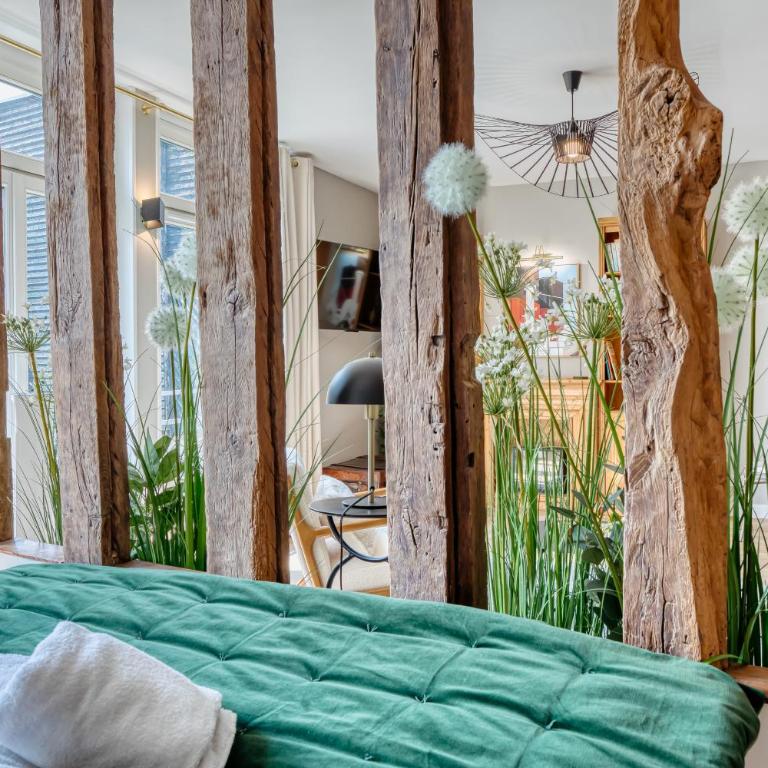 La Venelle Saint-Nicolas - Deluxe One-Bedroom Apartment with Garden View - 14