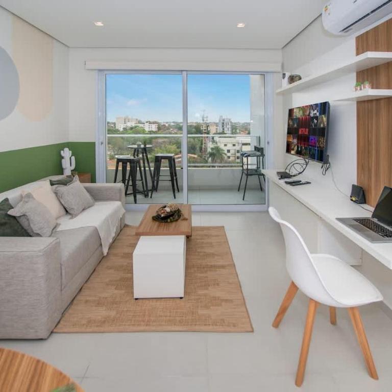 Sunny 1BR in Prime Asuncion Pool & Gym - Apartment - 1