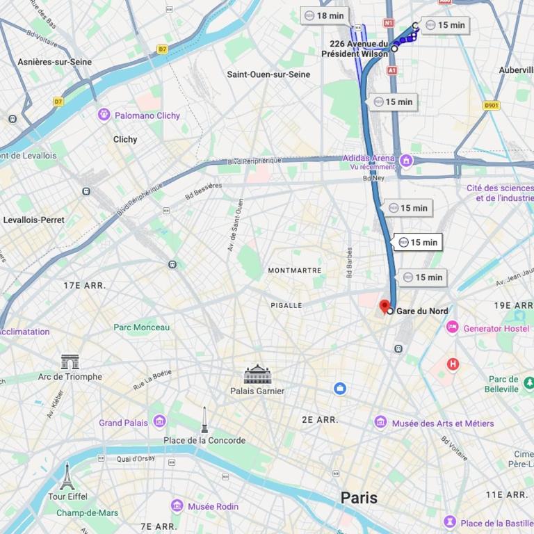3-room apt, 7 min from RER, 15 min to Paris, 15 min to Stade de France - Two-Bedroom Apartment - 9