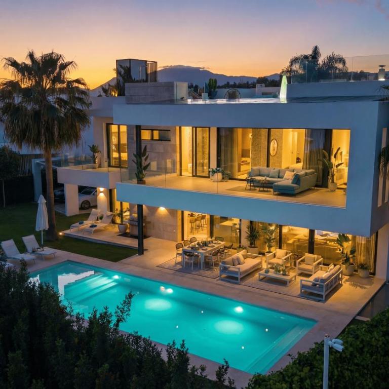 VACATION MARBELLA I Villa Fleur, Rooftop Hot Tub, Heated Pool, Sauna, Cine, GYM, Sea View, Close to The Beach - Villa - 1