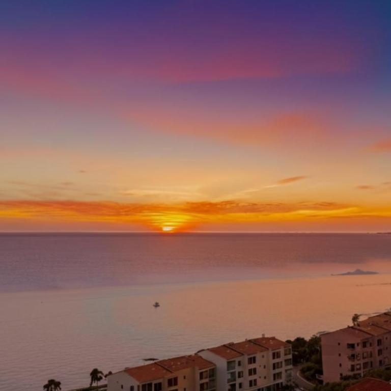 VUE MER EXCEPTIONNELLE !! Studio calme et lumineux sur la prestigieuse route des Sanguinaires à Ajaccio - Apartment mit 1 Schlafzimmer - 4