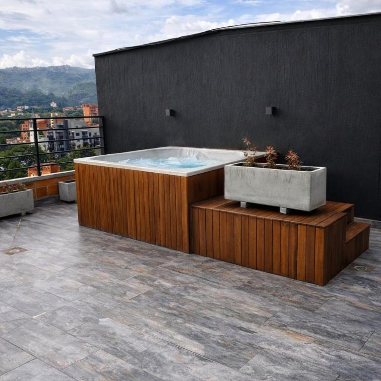 Luxury Loft AC Jacuzzi, Gym & steam bath Laureles - Apartamento de 1 dormitorio - 15