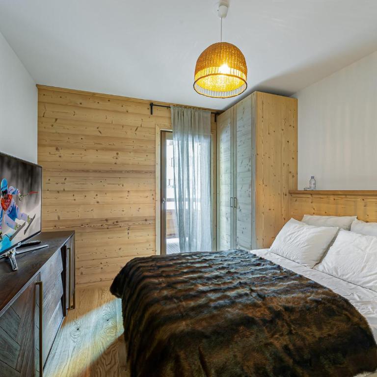 Appartement 3 pièces à Courchevel, proche des pistes avec parking et Wi-Fi - FR-1-563-61 - Apartamento (6 adultos) - 10
