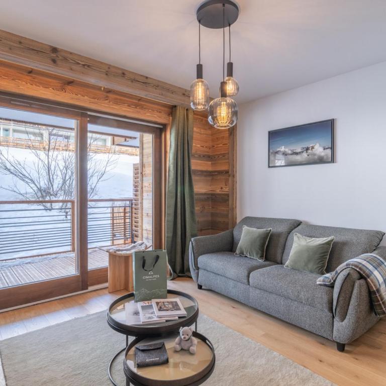 Appartement élégant au cœur d'Huez, proche pistes, 4 personnes - FR-1-645-107 - Appartamento - 1