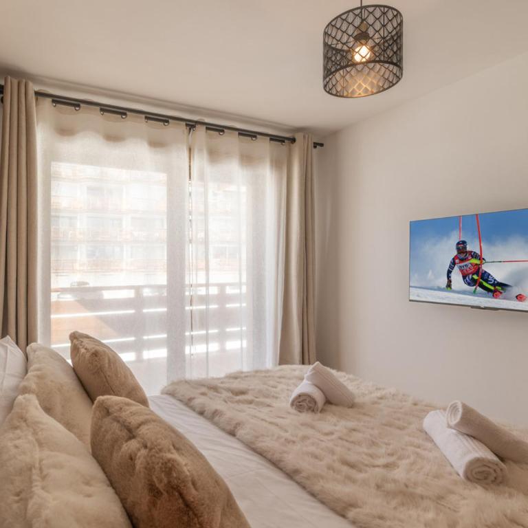 Résidence neuve, skis aux pieds, centre Huez, 2 adultes + 4 enfants - FR-1-645-105 - Appartement - 8
