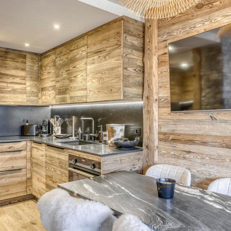 Appartement rénové 2 pièces, balcon, parking à Megève - FR-1-453-319 - Apartment - 7