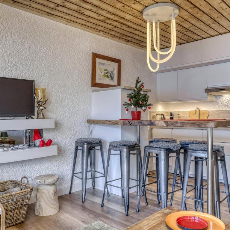Studio rénové à Mégeve - 4 pers, Wifi - FR-1-453-321 - Studio - 6